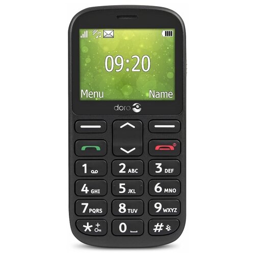 Телефон Doro 1362 Basic 2SIM, черный