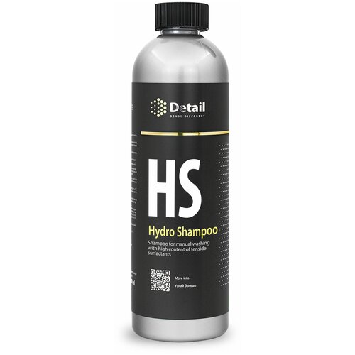 Detail HS Hydro Shampoo шампунь для ручной мойки автомобиля с гидрофобным эффектом, 500мл