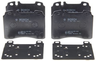 Дисковые тормозные колодки передние Bosch 0986460966 для Mercedes-Benz (4 шт.)