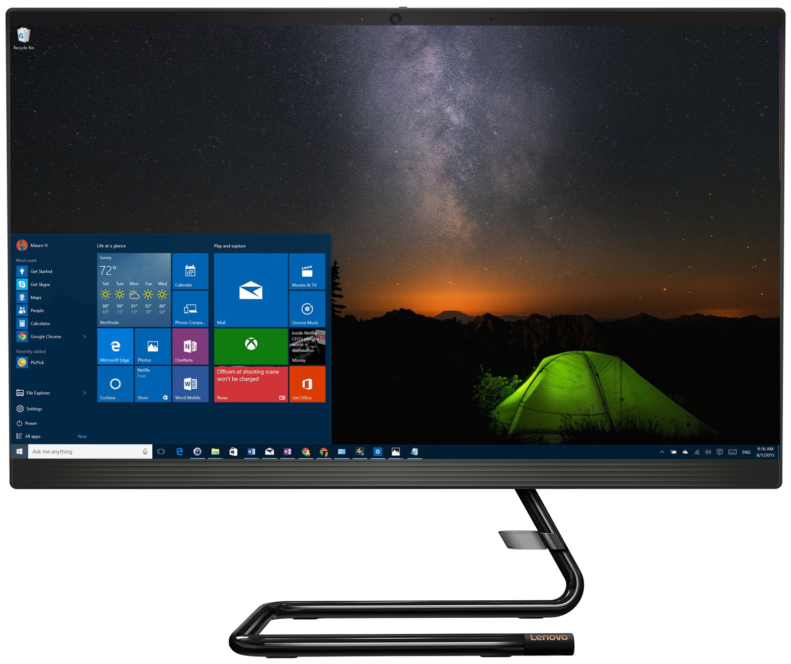 Моноблок LENOVO IdeaCentre AIO 3 22ADA05 (F0EX000NRK)