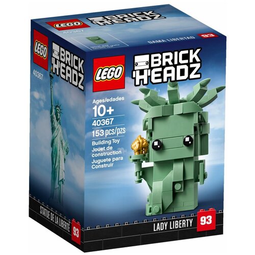 LEGO BrickHeadz 40367 Статуя Свободы, 153 дет. конструктор lego ® architecture 21042 статуя свободы