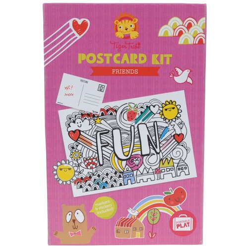 фото Набор для творчества "почтовые открытки", арт. 14-002 tiger tribe