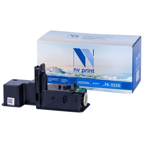 Картридж NV Print TK-5230 Yellow для Kyocera, 2200 стр, желтый тонер картридж elp для kyocera ecosys p5021cdn p5021cdw m5521cdn m5521cdw tk 5230y yellow 2 2k