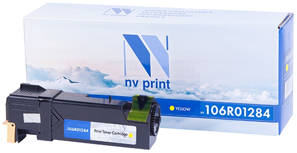 NV print Картридж тонер NV-print для принтеров Xerox 106R01284 Phaser 6130 Yellow желтый