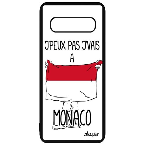 фото Чехол на мобильный galaxy s10, "еду в монако" страна флаг utaupia