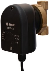 Насос для горячей воды рециркуляционный TAEN CP15-1.5 (Ду 15, 220В, кабель 1,5м с евровилкой)