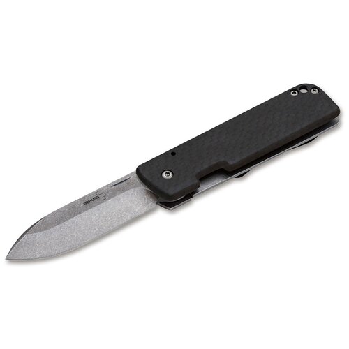 Нож складной Boker Lancer 42 Carbon черный нож складной boker caracal folder черный