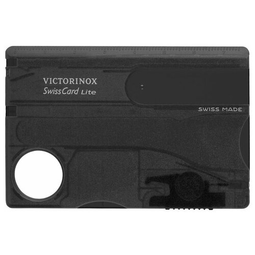 фото Нож многофункциональный victorinox швейцарская карточка victorinox swisscard lite, черный