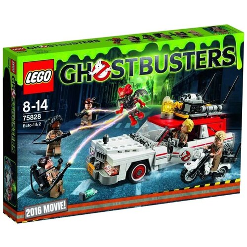 Конструктор LEGO Ghostbusters 75828 Экто-1 и Экто-2, 556 дет. конструктор lego ghostbusters 75828 экто 1 и экто 2 556 дет