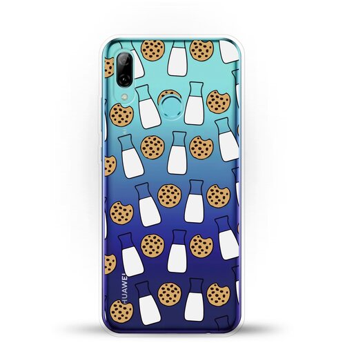 фото Силиконовый чехол печеньки и молоко на huawei p smart (2019) andy & paul
