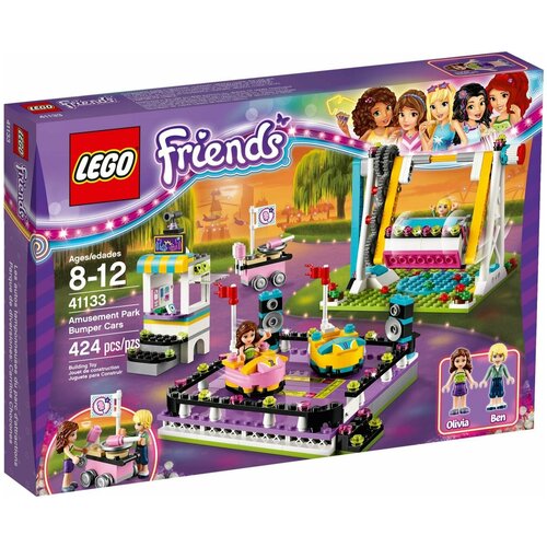 Конструктор LEGO Friends 41133 Аттракцион-автодром, 424 дет. спортивная сумка lego friends girls rock