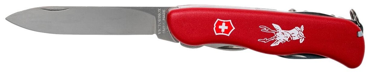 Нож перочинный Victorinox HUNTER (0.8573) 111мм 12функций красный - фото №3