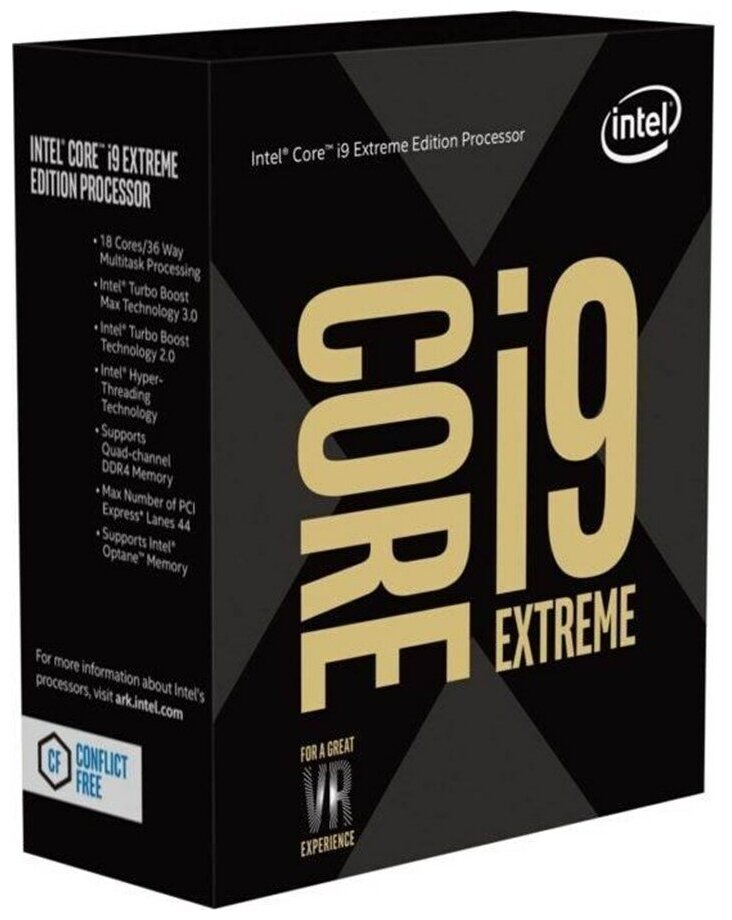 Процессор Intel Core i9-10980XE Extreme Edition LGA2066, 18 x 3000 МГц, BOX