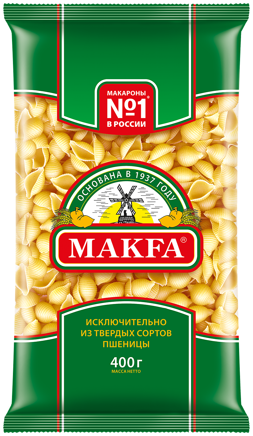 Ракушки Макфа 400г