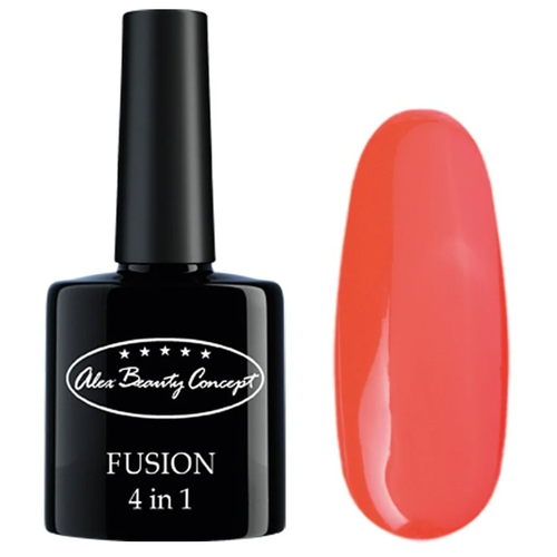 Alex Beauty Concept Гель-лак Fusion 4 in 1 Gel, 7.5 мл, оранжевый alex beauty concept гель лак fusion 4 in 1 gel 7 5 мл красный оранжевый