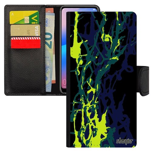 фото Чехол-книжка на телефон samsung galaxy a50, "огонь" мотив узор utaupia