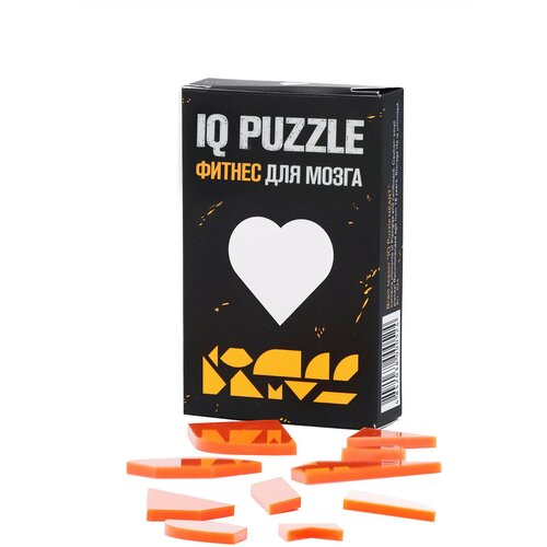 IQ PUZZLE Сердце (10 деталей) пазл iq puzzle кленовый лист