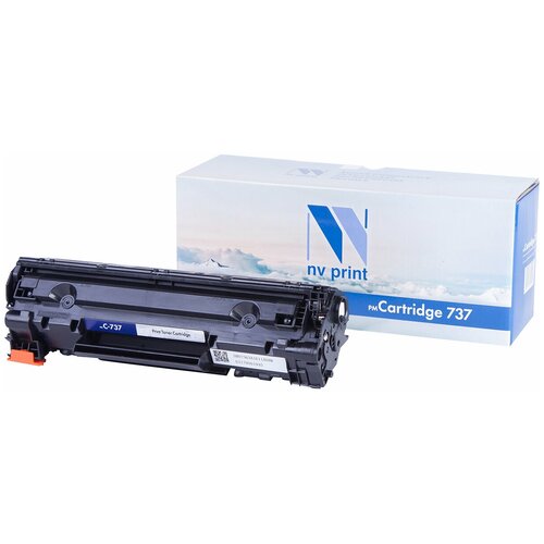 Картридж NV Print 737 для Canon, 2400 стр, черный оригинальный тонер картридж canon cartridge 737 черный black