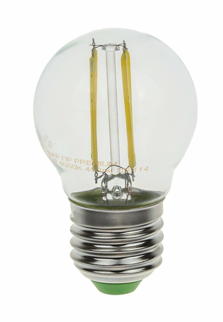 Светодиодная LED лампа шар нитевидный IN HOME LED-ШАР-deco 9Вт 230В Е27 3000К 810Лм прозрачная 4690612026268