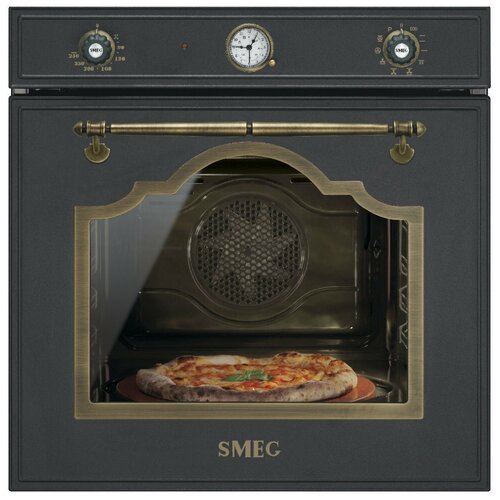 Электрический духовой шкаф Smeg SFP750AOPZ черный 15999000₽