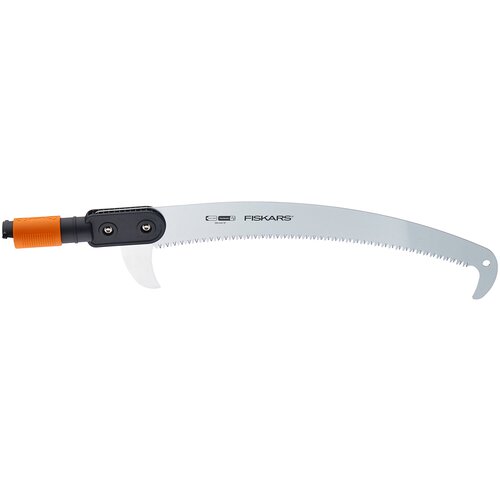 Пила садовая FISKARS QuikFit, черный/серый/оранжевый топор fiskars х25 1025437 средний черный оранжевый малая садовая пила sw 73