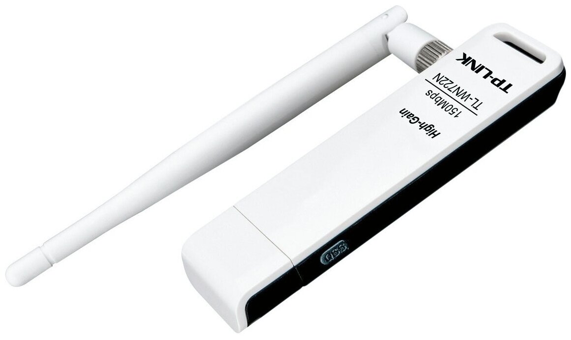 Адаптер USB TP-Link TL-WN722N N150 Wi-Fi, беспроводной, стандарты 802.11n/g/b, до 150 Мбит/с (1/60) - фотография № 2