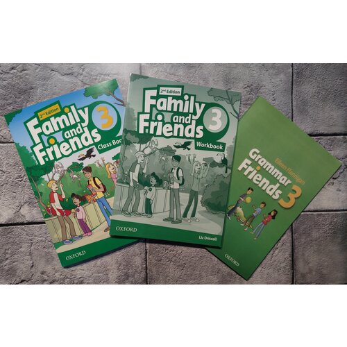 Family and Friends (2nd edition) Class Book 3 + Work Book 3 + Grammar Friends 3