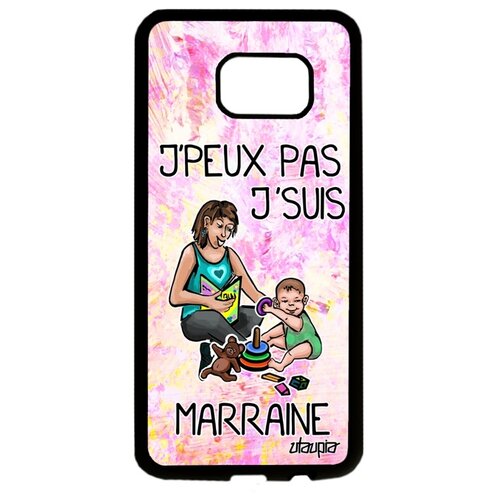 фото Чехол для мобильного galaxy s7 edge, "не могу - стала крестной!" комикс пародия utaupia