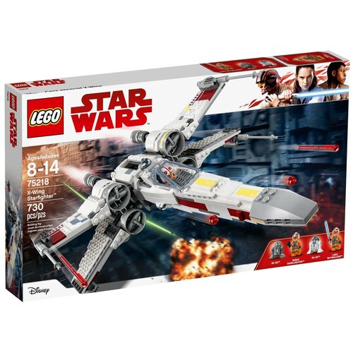 LEGO Star Wars 75218 Звёздный истребитель типа Х, 730 дет. конструктор lego star wars 75247 звёздный истребитель типа а 62 дет