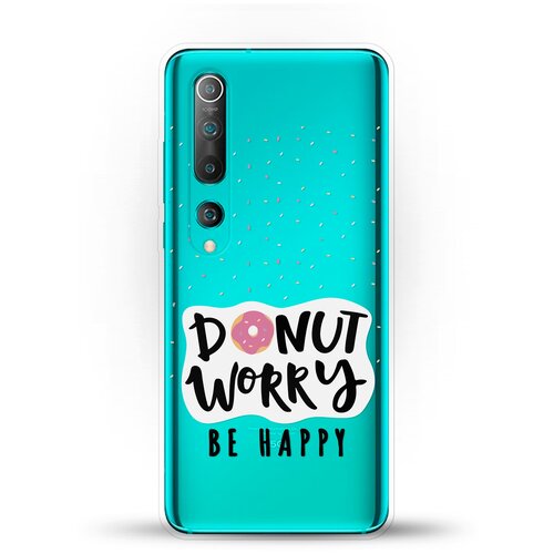 фото Силиконовый чехол donut worry на xiaomi mi 10 pro andy & paul