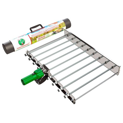 Шампуры-самокруты Ленивый Шашлычник МВШ 8 (МВШ-8 для барбекю)