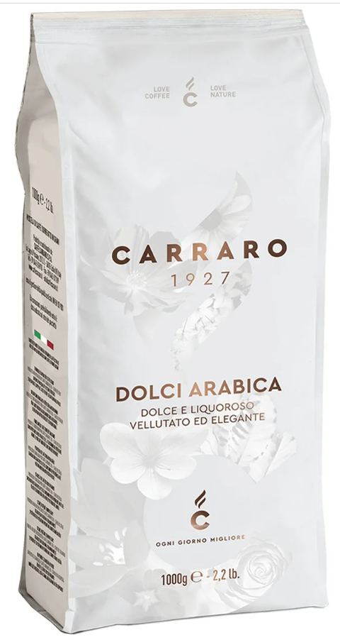 Кофе в зернах Carraro Dolci Arabica 1кг