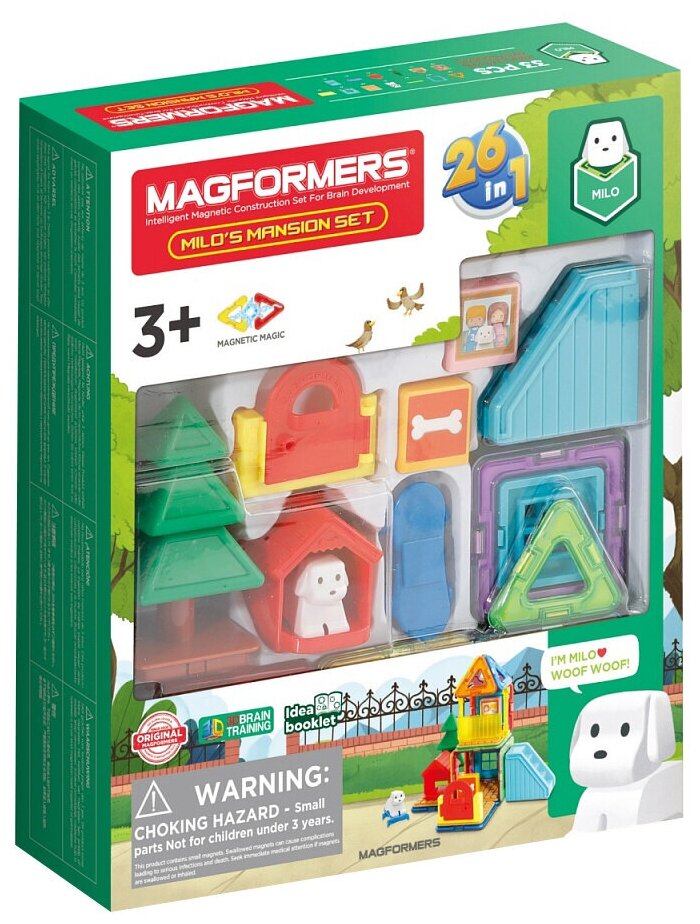 Магнитный конструктор Magformers Milo's Mansion Set 705011 .