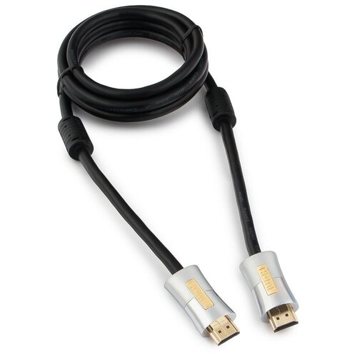 Кабель Cablexpert HDMI - HDMI (CC-P-HDMI01), 1 м, черный кабель cablexpert hdmi серия platinum 1 8 м cc p hdmi01 1 8m