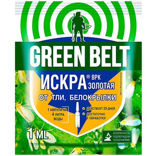 Green Belt средство для защиты от насекомых Искра Золотая, 1 мл, 1 г