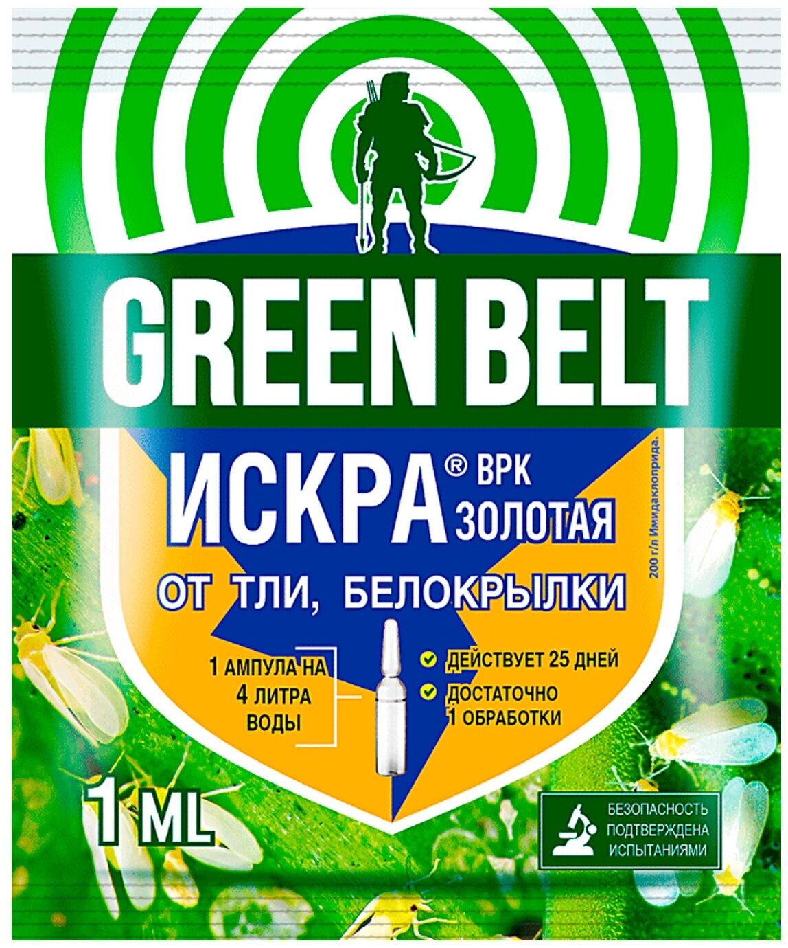 Green Belt средство для защиты от насекомых Искра Золотая