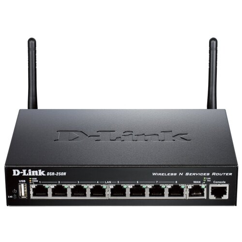 фото Wi-fi роутер d-link dsr-250n/c1, черный