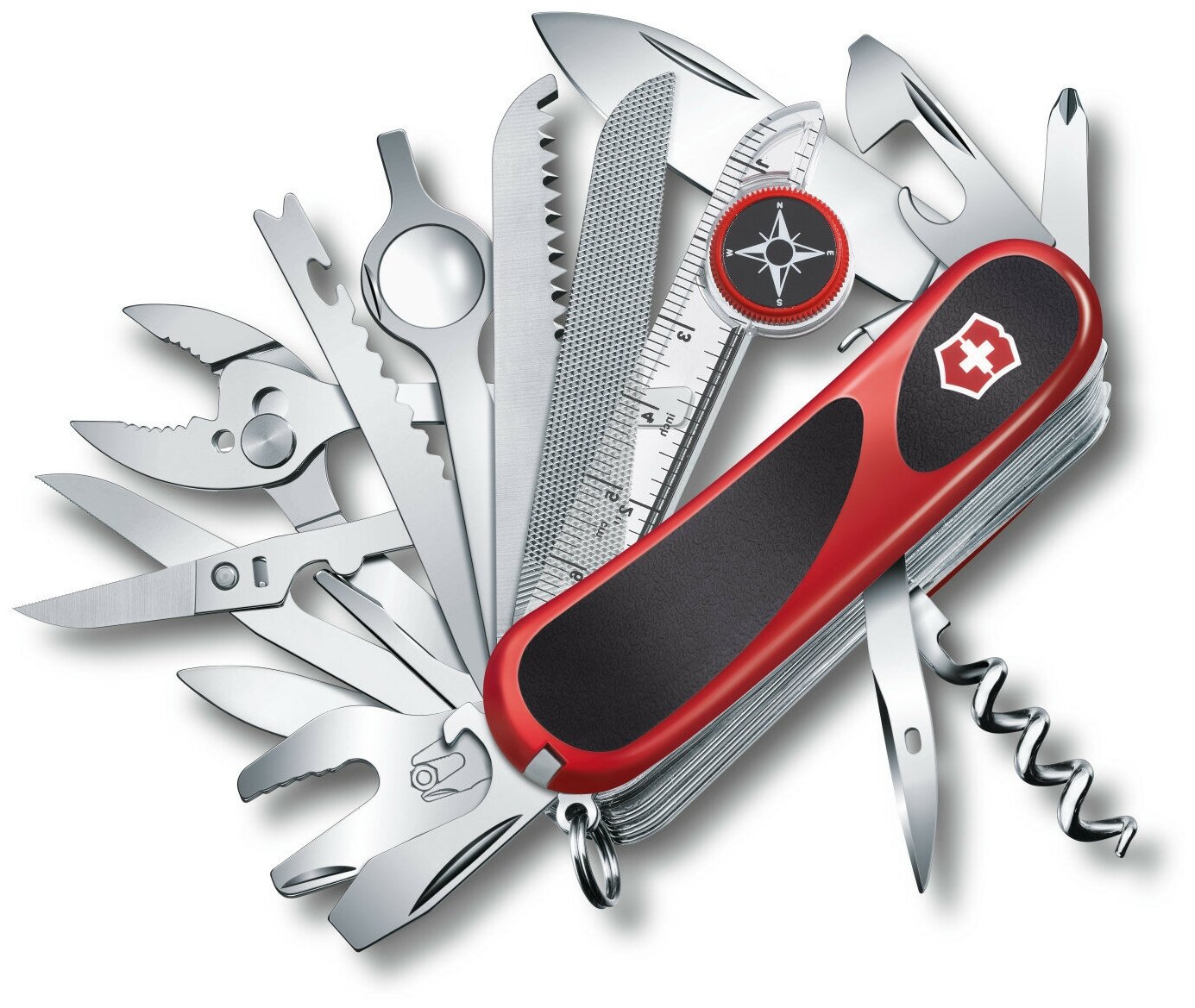 Нож перочинный VICTORINOX EvoGrip S54 85 мм, 32 функции, с фиксатором лезвия (2.5393.SC)