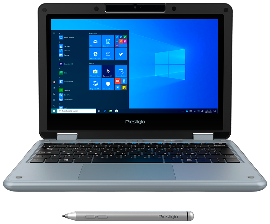 11.6" Ноутбук Prestigio Ecliptica 116 C3 1920x1080, Intel Celeron N4100 1.1 ГГц, RAM 4 ГБ, SSD 128 ГБ, Intel UHD Graphics 600, Windows 10 Pro, PSB116C03_DG_CIS, темно-серый