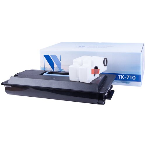 Картридж NV Print TK-710 для Kyocera, 40000 стр, черный лазерный картридж easyprint lk 710 fs 9130dn fs 9530dn для kyocera черный