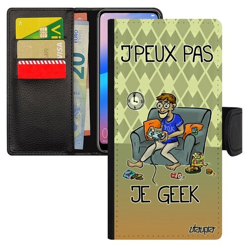 фото Чехол книжка на телефон samsung galaxy a50, "не могу - играю!" игрок гик utaupia