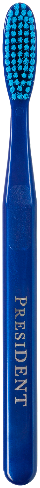 Зубная щётка PRESIDENT Sensitive Soft Мягкая (5 МИЛ), синий