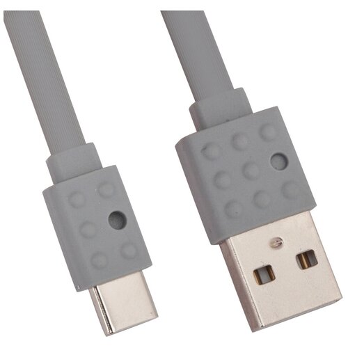 Кабель Remax Lego USB - microUSB (PC-01m), 1.2 м, серый