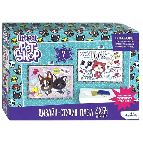 Пазл Origami Littlest Pet Shop Дизайн-студия Лучшие друзья (04419), 108 дет.