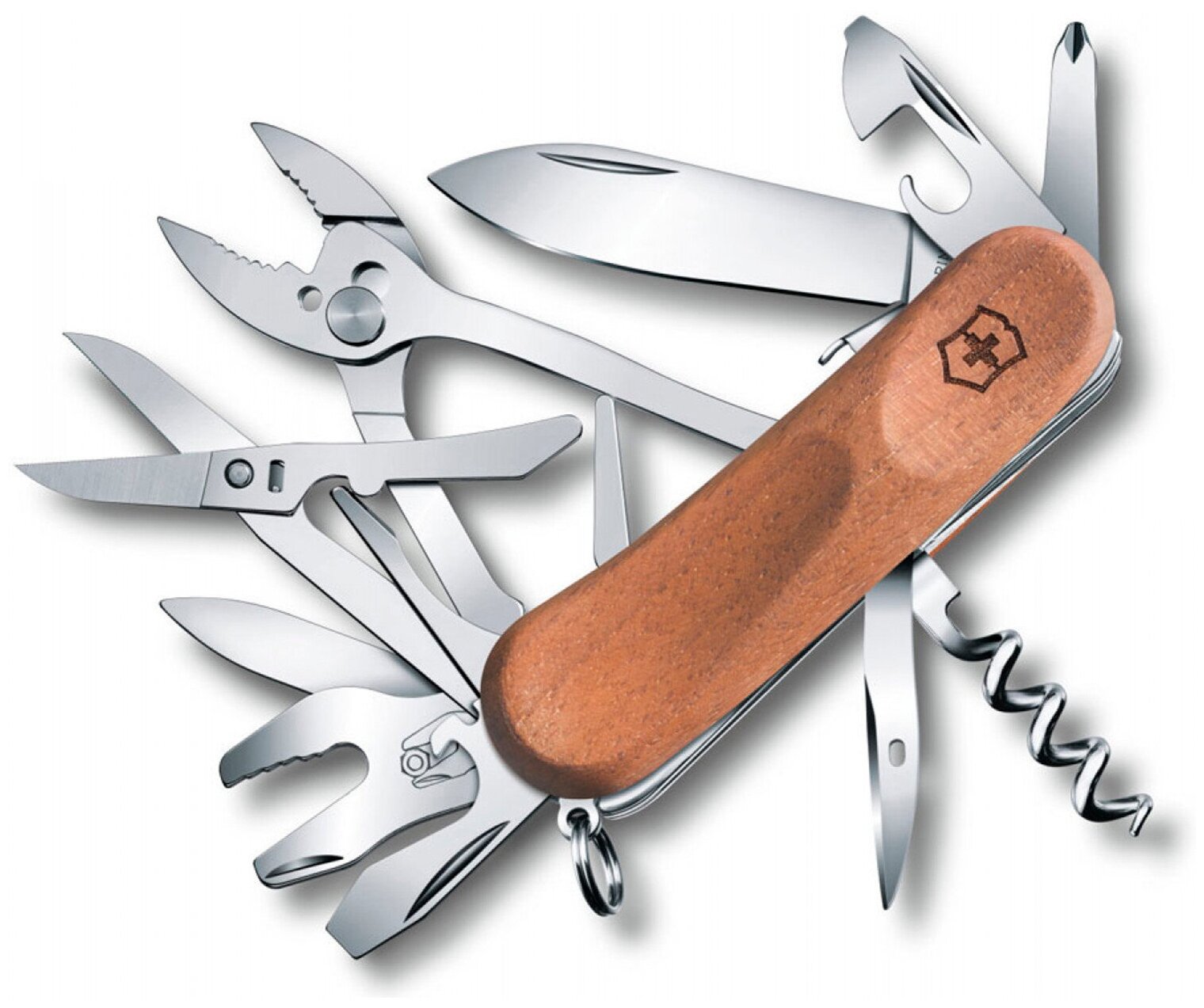 Нож Victorinox EvoWood S557, 85 мм, 19 функций, дерево