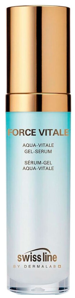 Swiss Line Force Vitale Aqua-Vitale Gel-Serum Освежающая увлажняющая гель-сыворотка Живая вода для лица, 30 мл