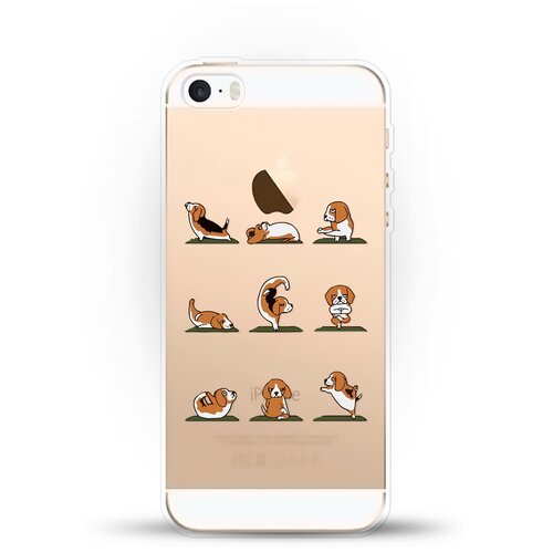 фото Силиконовый чехол зарядка от биглей на apple iphone 5/iphone 5s/iphone se andy & paul