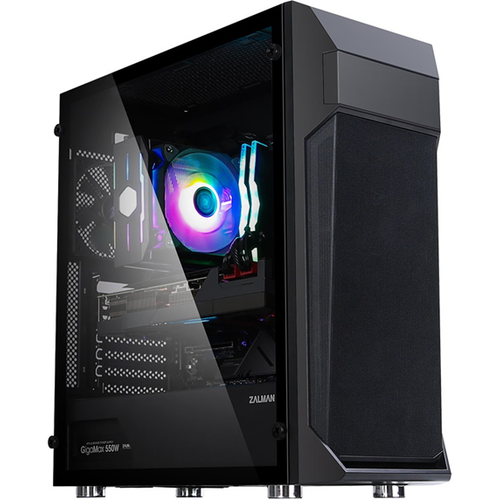 ZALMAN Z1 PLUS, ATX, BLACK, WINDOW, 1x5.25, 2x3.5, 3x2.5, 1xUSB2.0, 2xUSB3.0, FRONT 2x120mm, REAR 1x120mm upgraded front rear dogbone 89 5mm 90mm 08059 08029