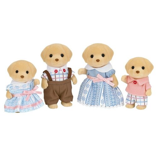 Фигурки Sylvanian Families Семья лабрадоров 5182, 4 шт.