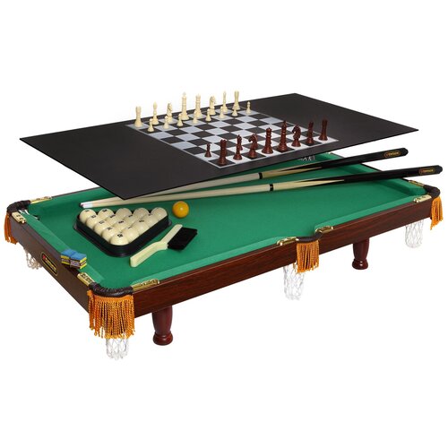 Fortuna Billiard Equipment набор настольных игр Бильярд Русская пирамида 4 в 1